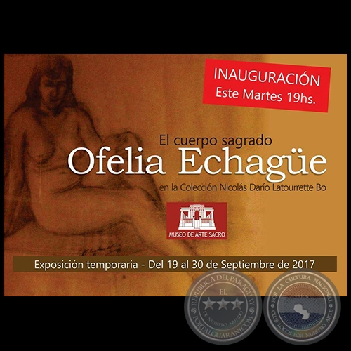 El cuerpo sagrado - Ofelia Echage - Del 19 al 30 de Septiembre de 2017